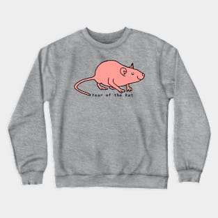 Year of the Rat - Rose Crewneck Sweatshirt